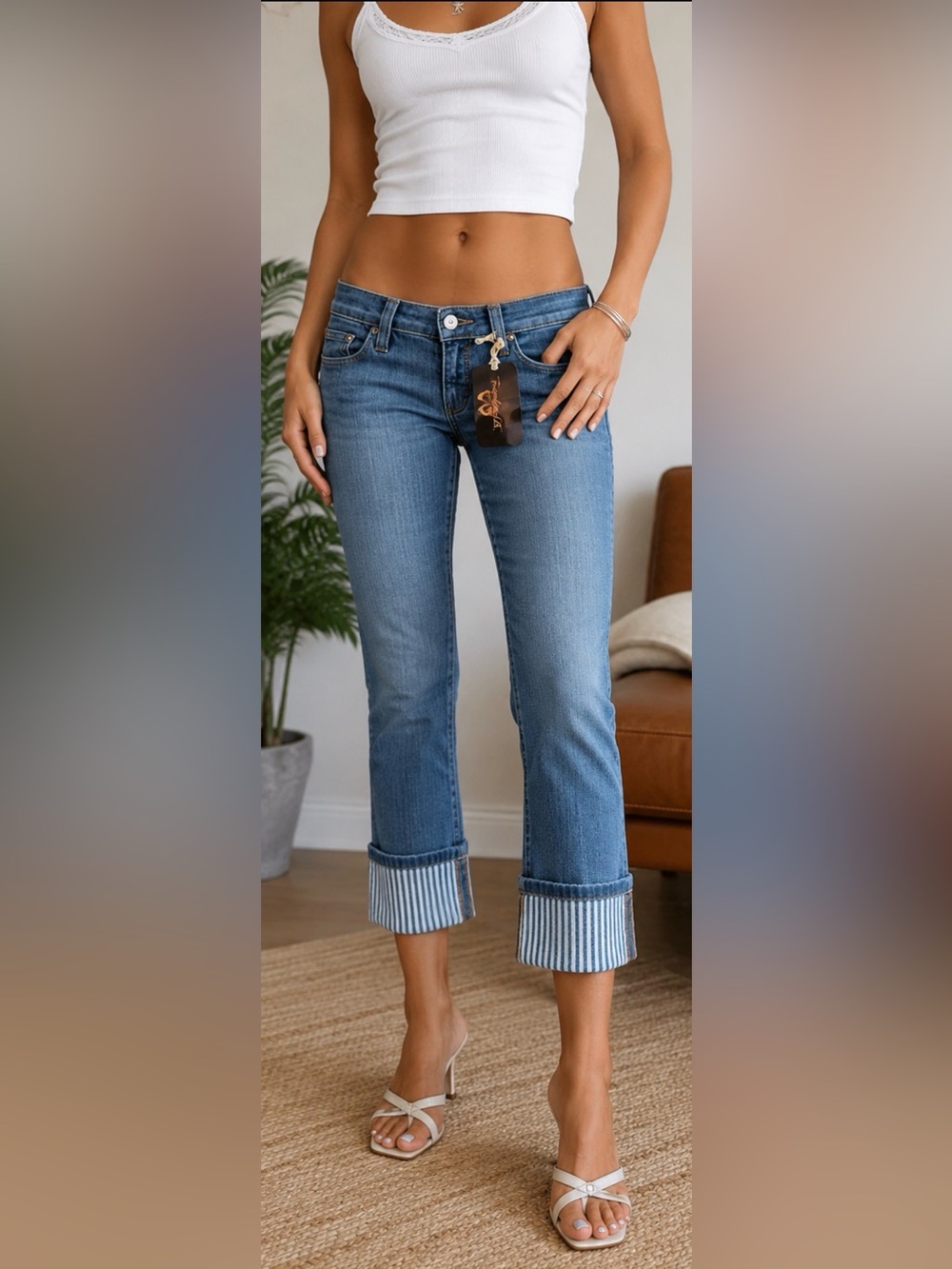 🦋 Frankie B. Capri Jeans